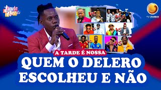 Veja o que o Delero King falou sobre o musico…  A Tarde é Nossa  TV ZIMBO [upl. by Anihpled]