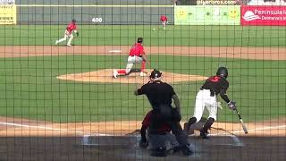 Matthew Etzel OF Delmarva Shorebirds [upl. by Sulakcin]