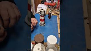 Leuchtturm Finale diodenlaser diy woodworking ikier atomstack deko [upl. by Hershell337]