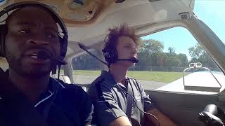 Student Pilot  Calebs first flight lesson  Ground operation  Taxiing [upl. by Wini101]