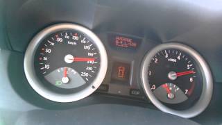 Renault Megane II 20 16V almost top speed [upl. by Hnamik77]