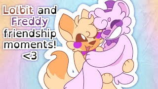 Lolbit and Freddy friendship moments  The Oddities Roleplay [upl. by Gesner]