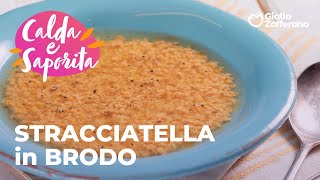 STRACCIATELLA in BRODO VEGETALE RICETTA FACILE e SAPORITA😍🥄🥣 [upl. by Clorinde]