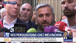 Perquisitions Alexis Corbière enfonce le clou quotévidemment que cest une agression politiquequot [upl. by Trip245]