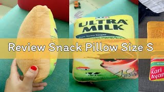 Review Snack Pillow Size S [upl. by Ralyt]