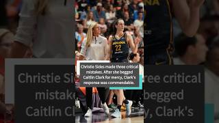 Christie Sides made three critical mistakes usa caitlinclark celebrity fyp wnba foryou [upl. by Mooney802]