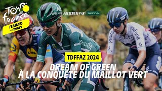 Dream of Green  Tour de France Femmes avec Zwift 2024 [upl. by Cagle]