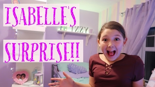 ISABELLES SURPRISE  NEW BEDROOM TOUR [upl. by Eerot]