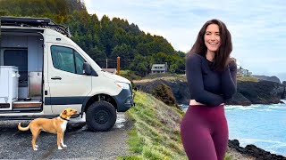 Living in a Luxury 4x4 Van on the Oregon Coast [upl. by Elocyn]