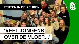 Wauw 37 vrouwen in één studentenhuis  FEUTEN IN DE KEUKEN 02 [upl. by Gyatt62]