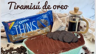 TIRAMISÚ DE OREO [upl. by Rialcnis]