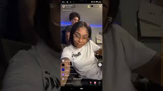 Brittany Kiana and Bmo Buggout tiktok live They like each other 😊 [upl. by Ahsiuqat131]