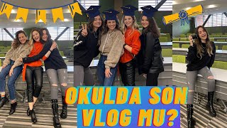 SON OKUL VLOGU MU  OKULU BERABER GEZELİM  ACU [upl. by Ynnhoj]