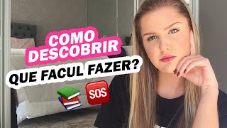 DICAS para DECIDIR QUAL FACULDADE FAZER [upl. by Kahle]