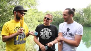 Szene Openair 2015 Antilopen Gang im Interview [upl. by Felten]