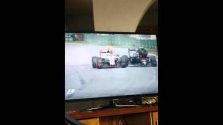 Australia Grand Prix 2016 Alonso Crash [upl. by Yecart]