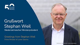 Grußbotschaft Stephan Weil Niedersächsischer MInisterpräsident [upl. by Kippie]