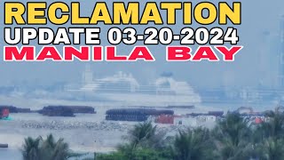 MANILA BAY UPDATE 03202024 360 HECTARES PASAY CITY RECLAMATION PROJECT [upl. by Assanav]