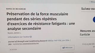 Combien de rep estil normal de perdre dune série à lautre en muscu [upl. by Eerdua]