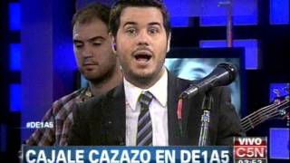 C5N  MUSICA EN VIVO CAJALE CAZAZO EN DE1A5 [upl. by Nealey]