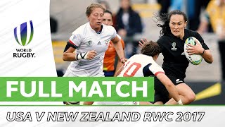 Rugby World Cup 2017 SemiFinal USA v New Zealand [upl. by Suisyola64]