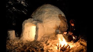 HOW TO BUILD An Alaskan Igloo Snow Shelter [upl. by Julio]