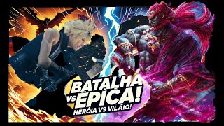 Cloud vs Ganondorf Confronto ÉPICO em Super Smash Bros Ultimate 🌩️🔥 [upl. by Aerdnna]