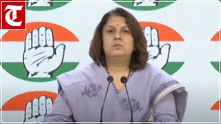 Congress party briefing by Supriya Shrinate at AICC HQ [upl. by Creamer]