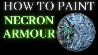 How to Paint NECRON ARMOUR my way [upl. by Aynik]