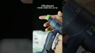 ชุดสว่านไร้สายพร้อมแบตเตอรี่ สำหรับใช้งานภายในบ้าน FESTOOL CXS Li 26Setfestool powertools tools [upl. by Alegna935]