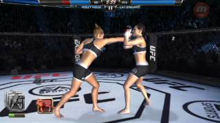 UFC Holly Holm Vs Cat Zingano [upl. by Schreibe]