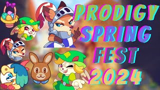 Prodigy Math Game  New Spring Fest 2024 in Prodigy [upl. by Roper718]