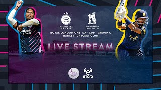 LIVE STREAM  ROYAL LONDON CUP I MIDDLESEX VS WARWICKSHIRE [upl. by Elleon]