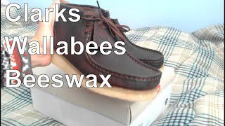 Clarks Wallabee Boot Beeswax Leather Chukka Review Crepe Soles [upl. by Bartholomeo]