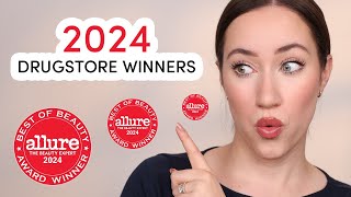 TRYING DRUGSTORE ALLURE WINNERS 2024 [upl. by Ikaz]