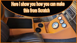 Center console from Scratch  Easy to make it [upl. by Eleik]