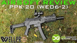 Airsoft Review 321 WELL PRO PPK20 WE062 AEG DG Airsoft FR [upl. by Aggy]