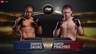 Marcin Prachnio vs Gilberto Galvao ONE Championship 58 [upl. by Teahan]