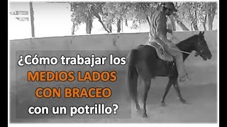 Arrendando Caballos V11 ¿Cómo trabajar los MEDIOS LADOS CON BRACEO [upl. by Enitnemelc]