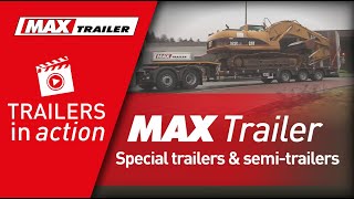 MAX Trailer  Special trailers amp semitrailers [upl. by Ellac970]