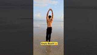 SECRET Empty Beach Near Mumbai 😦🌊 shorts vlog [upl. by Svend]