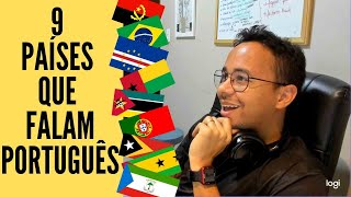 9 PAÍSES QUE FALAM PORTUGUÊS [upl. by Niras]