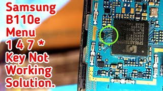 Samsung B110e 1 4 7  Key Not Working Solution । All Samsung Keypad Problem Solution [upl. by Gariepy]