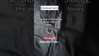 The Psychology of Loving Black Colourblackviral psychologyfacts fyp trending shortssubscribe [upl. by Sasnett]