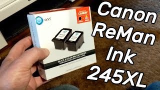 Remanufactured Cannon Ink Cartridges ONN PG245XL CL246XL  243 244 [upl. by Yblek]