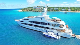 Mega Yachts in Anguilla [upl. by Merp633]