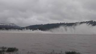 2016 Madison Regatta Final Unlimited Hydroplane blow over spectacular crash [upl. by Robert]