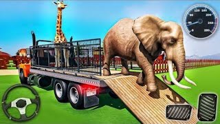 Transport Elephant To The Destionation  Animal Transporting To Other Zoo  Android Gameplay [upl. by Grimaldi]