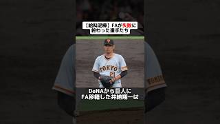 【給料泥棒】FAが失敗に終わった選手たち 野球 プロ野球 FA 井納翔一 松坂大輔 野球ネタ [upl. by Aitital]