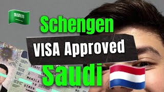 how to apply schengen visa from saudi arabia  Netherlands vosa approved from saudi arabia 🇸🇦 [upl. by Ulani891]